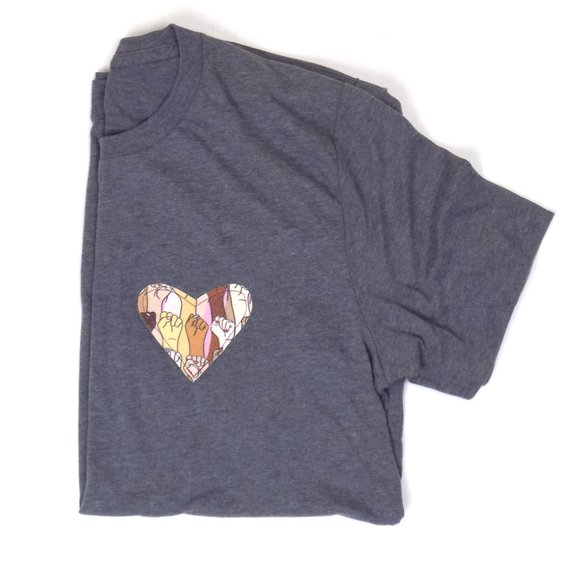 feminist love resist fist heart unique handmade - Picture 4 of 6